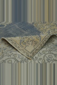 Navy Turkish Area Rug 5x9 Feet 165,280 - Oushak Rug $i