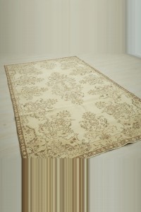 Neutral Colors Turkish Rug 6x9 171,281 - Oushak Rug $i