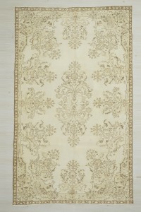 Neutral Colors Turkish Rug 6x9 171,281 - Oushak Rug $i