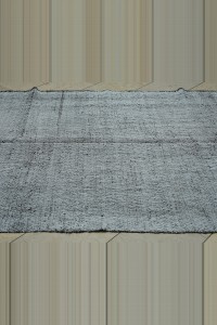 Neutral Turkish Kilim Area Rug 5x10 Feet 161,313 - Grey Turkish Rug $i