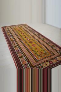 Nineteen Century Antique Bayburt Kilim Rug 5x11 155,343 - Turkish Kilim Rug  $i