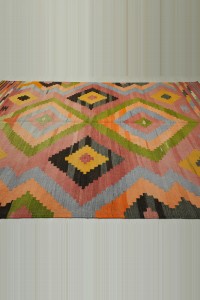 Nineteen Century Antique Eskisehir Kilim Rug 7x10 224,298 - Turkish Kilim Rug  $i