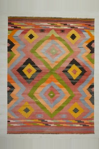 Turkish Kilim Rug Nineteen Century Antique Eskisehir Kilim Rug 7x10 224,298