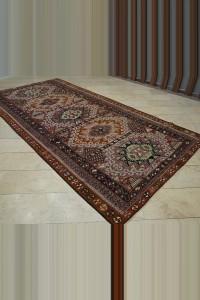 Nineteen Century Antique Kayseri Kilim Rug 6x12 183,378 - Turkish Kilim Rug  $i