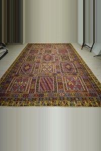 Nineteen Century Antique Sivas Zara Kilim Rug 290,396 - Turkish Kilim Rug  $i
