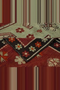 Old Antique Kars Kilim Rug 6x12 166,362 - Turkish Kilim Rug  $i