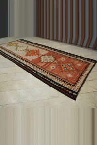 Old Kars Turkish Long Kilim Rug 6x14 182,430 - Turkish Kilim Rug  $i