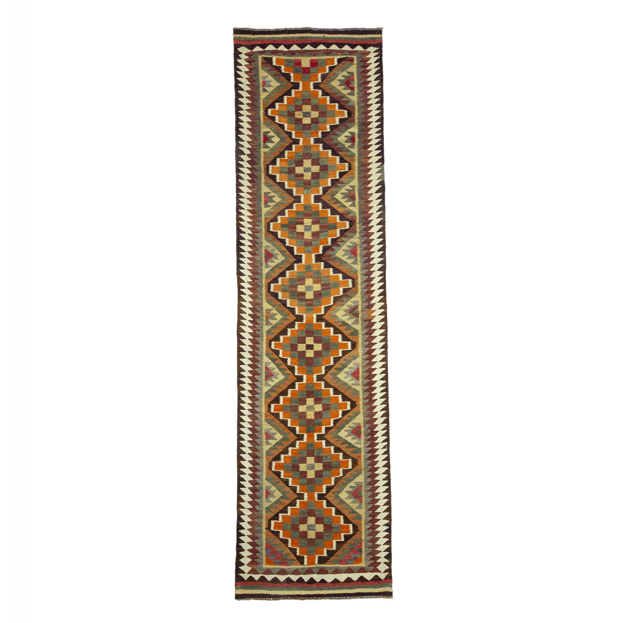 Old Kitchen Rug Runner 3x10 Feet 85,315 - Turkish Rug Runner