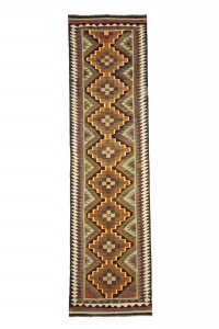 Turkish Rug Runner Old Kitchen Rug Runner 3x10 Feet 85,315
