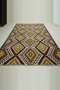Old Turkey Esme Kilim Rug 205,345 - Turkish Kilim Rug  $i