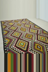 Old Turkey Esme Kilim Rug 205,345 - Turkish Kilim Rug  $i