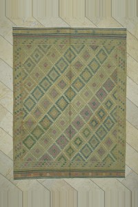 Turkish Kilim Rug Old Turkish Kilim Rug 7x9 Feet 200,267