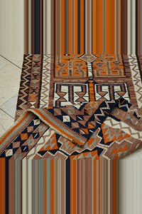 Old Turkish Kilim Rug Runner 3x11 Feet 92,324 - Turkish Rug Runner $i