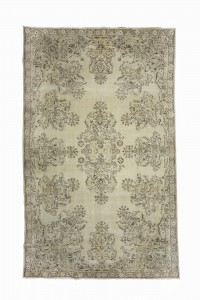 Old Turkish Oushak Area Rug 6x9 Feet 182,278 - Oushak Rug $i