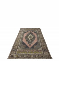 Old Turkish Oushak Rug 4x8 Feet 130,232 - Turkish Carpet Rug $i
