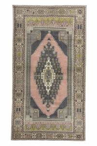 Turkish Carpet Rug Old Turkish Oushak Rug 4x8 Feet 130,232