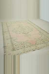 Old Turkish Rug 7x10 Feet 198,287 - Oushak Rug $i