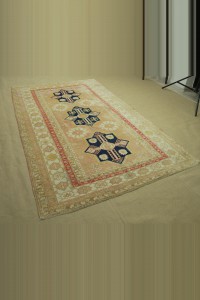 Old Turkuman Carpet Rug 5x8 153,253 - Turkish Carpet Rug  $i