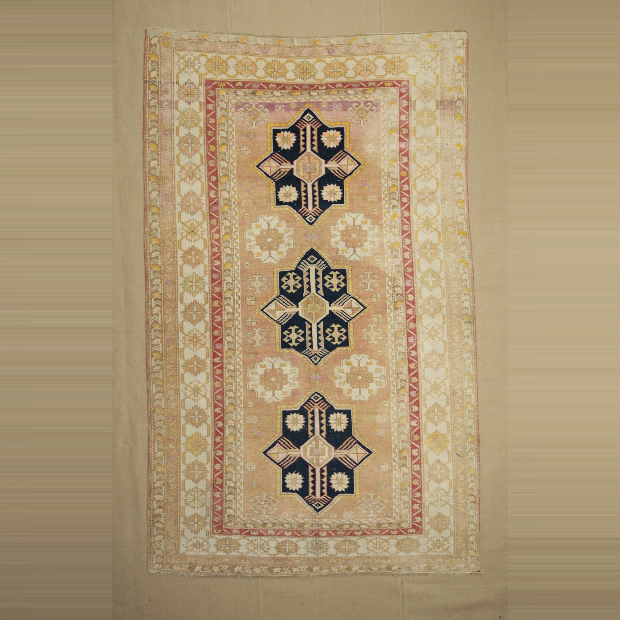 Old Turkuman Carpet Rug 5x8 153,253 - Turkish Carpet Rug 