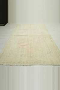 Old Vintage Oushak Rug 6x9 180,278 - Oushak Rug $i