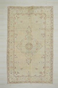 Old Vintage Rug 6x9 170,276 - Oushak Rug $i