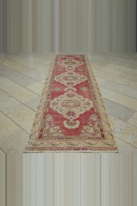 One of a Kind Antique Kirsehir Rug Runner 3x11 Feet 98,337 - Turkish Rug Runner $i