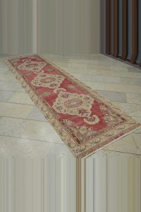 One of a Kind Antique Kirsehir Rug Runner 3x11 Feet 98,337 - Turkish Rug Runner $i