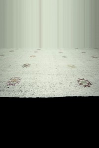 One of a Kind Embrodiery Turkish Kilim Rug 7x10 Feet 204,301 - Turkish Natural Rug $i