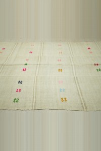 One of a Kİnd Hemp Rug 6x13 Feet 172,393 - Turkish Hemp Rug $i