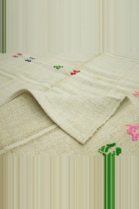 One of a Kİnd Hemp Rug 6x13 Feet 172,393 - Turkish Hemp Rug $i