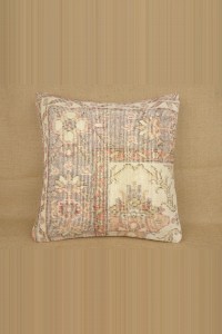 Turkish Kilim Pillow Oushak Carpet Rug Pillow Cover,20'x20' inch 50,50