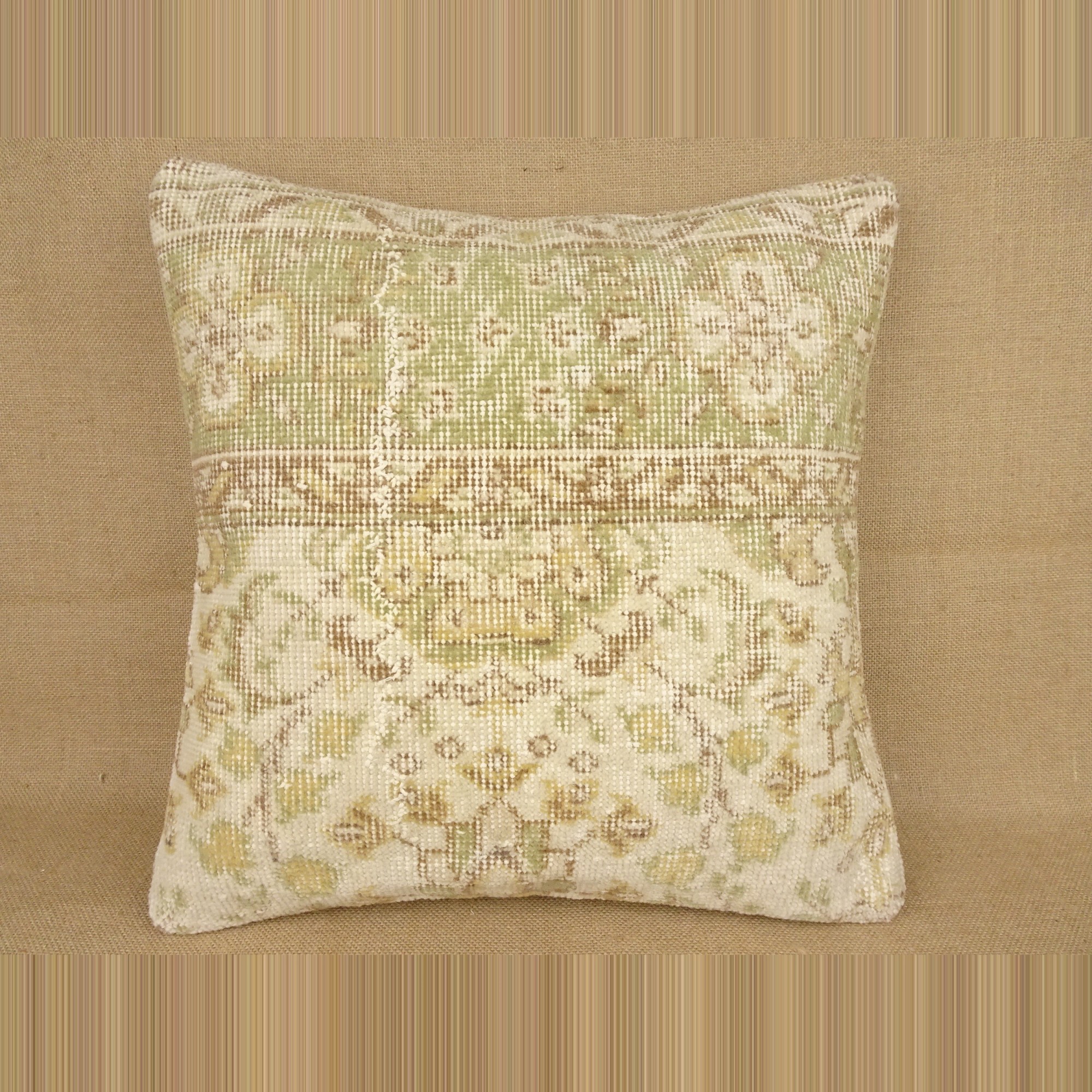 Oushak Carpet Rug Pillow Cover,20'x20' inch 50,50 - Turkish Kilim Pillow