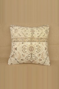 Turkish Kilim Pillow Oushak Carpet Rug Pillow Cover,20'x20' inch 50,50