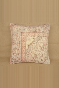 Turkish Kilim Pillow Oushak Carpet Rug Pillow Cover,20'x20' inch 50,50