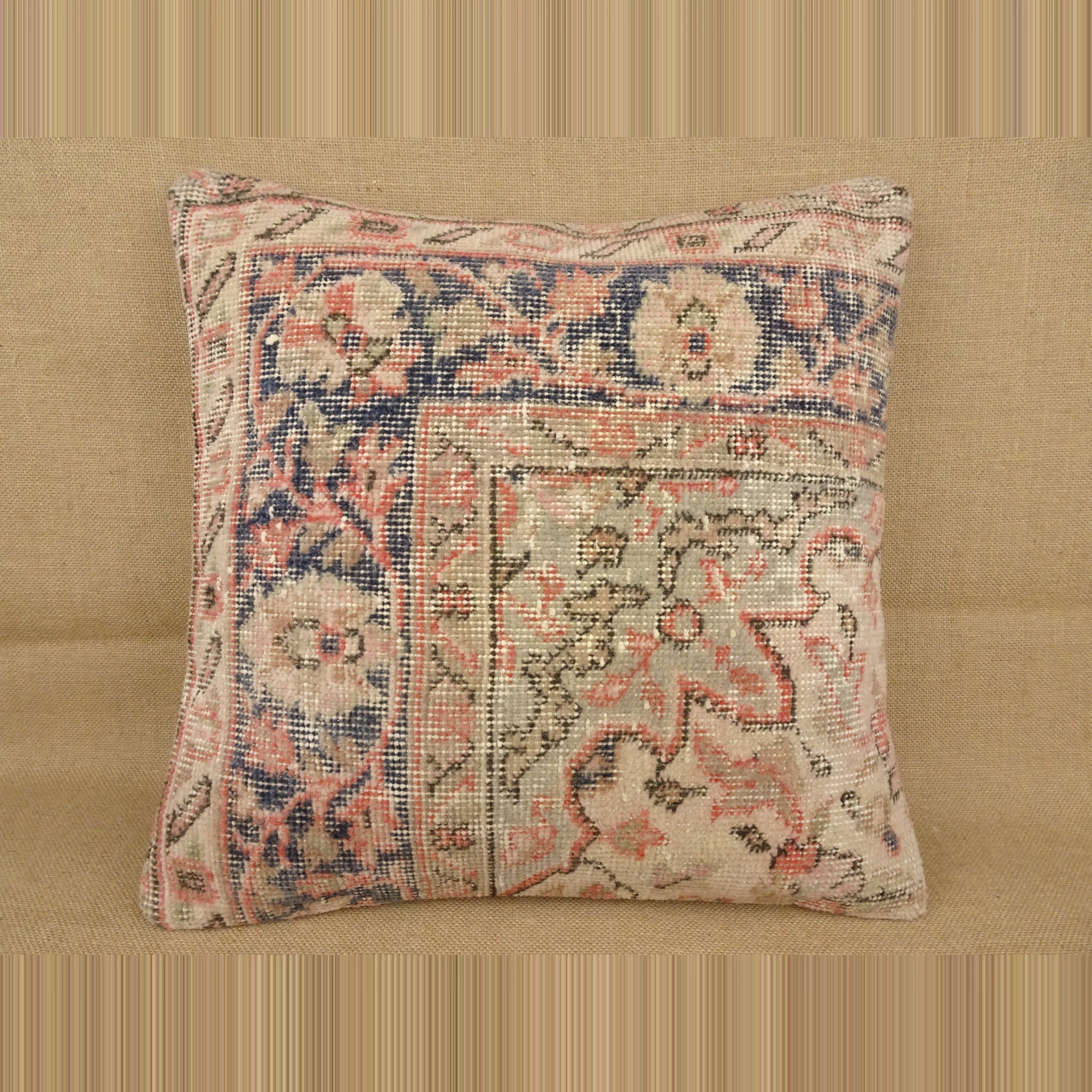 Oushak Carpet Rug Pillow Cover,20'x20' inch 50,50 - Turkish Kilim Pillow