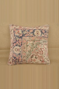 Turkish Kilim Pillow Oushak Carpet Rug Pillow Cover,20'x20' inch 50,50