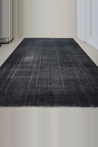Overdye Gray Turkish Carpet Rug 9x13 270,402 - Oushak Rug $i