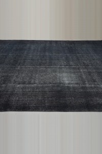 Overdye Gray Turkish Carpet Rug 9x13 270,402 - Oushak Rug $i
