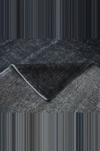 Overdye Gray Turkish Carpet Rug 9x13 270,402 - Oushak Rug $i