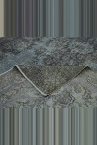 Overdyed Gray Turkish Rug 7x10 Feet 197,313 - Oushak Rug $i