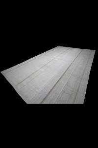 Oversize Cotton  Kilim Rug 11x16 Feet  332,483 - Turkish Natural Rug  $i