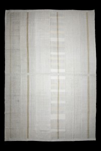 Turkish Natural Rug Oversize Cotton  Kilim Rug 11x16 Feet  332,483