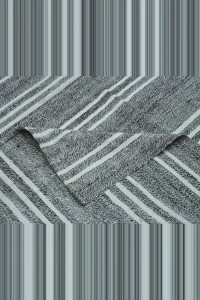 Oversize Decorative Striped Rug 8x12 Feet 244,363 - Grey Turkish Rug $i