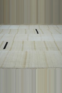 Oversize Modern Stripe Hemp Kilim Rug 9x12 286,353 - Turkish Hemp Rug $i