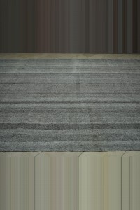 Oversize Plain Gray Turkish Kilim Rug 10x17 Feet 304,524 - Grey Turkish Rug  $i