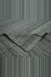 Oversize Plain Gray Turkish Kilim Rug 10x17 Feet 304,524 - Grey Turkish Rug  $i