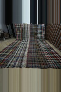 Oversize Rag Rug 14x19 412,562 - Grey Turkish Rug  $i