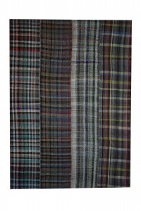 Grey Turkish Rug Oversize Rag Rug 14x19 412,562