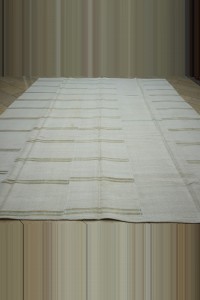 Oversize Striped Organic Hemp Kilim Rug,10x12  305,366 - Turkish Hemp Rug  $i