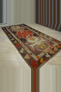 Oversized Antique Kars Turkish Kilim Rug 7x14 205,416 - Turkish Kilim Rug  $i